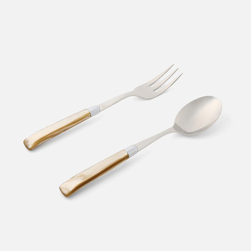 Colson Champagne/Polished Silver Serving Set