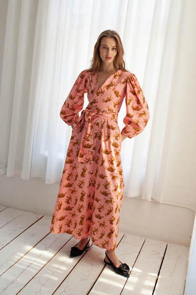 Monica Tiger Dress Large