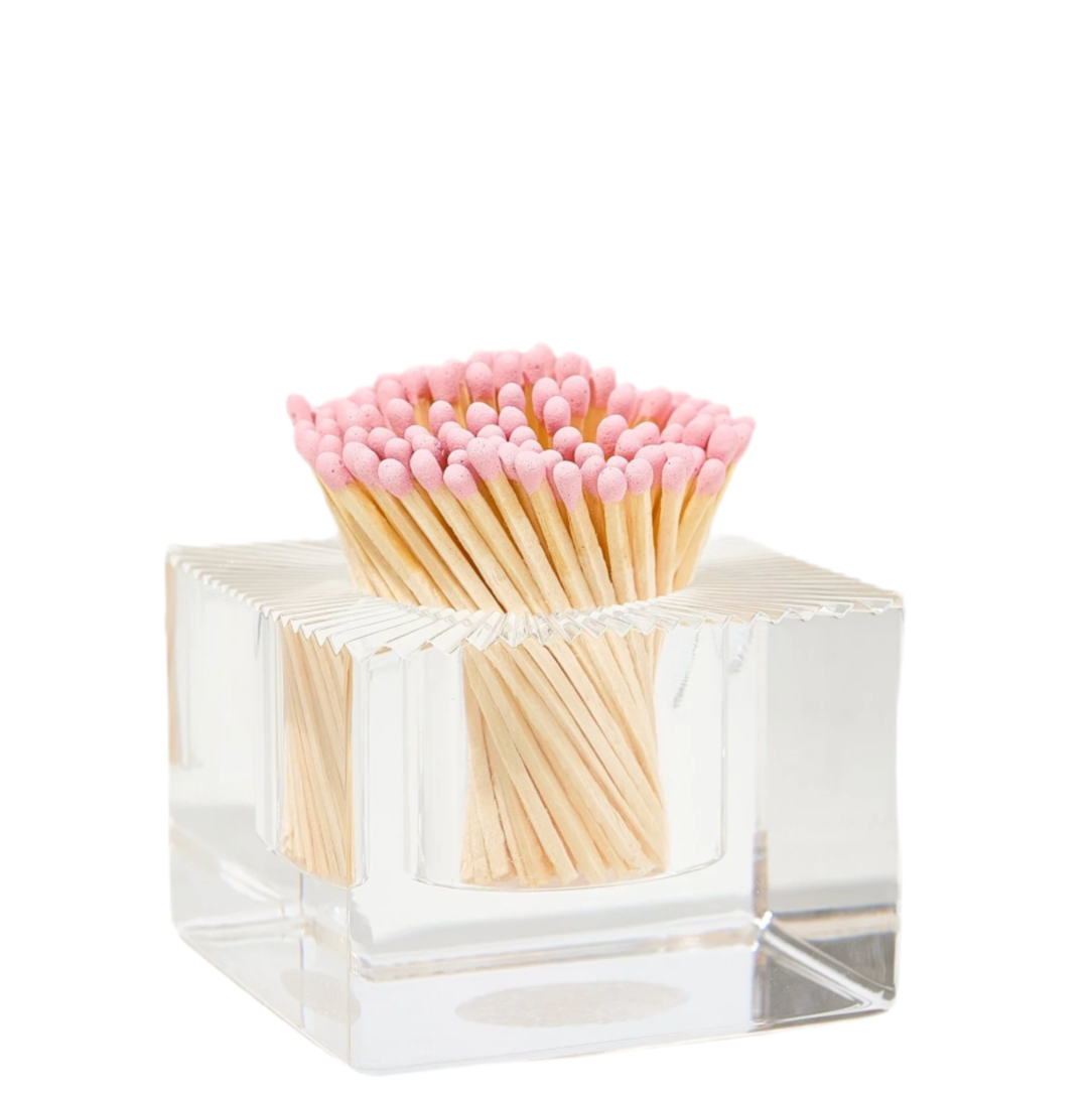 Square Match Striker | Light Pink Matches – The Happy Kangaroo