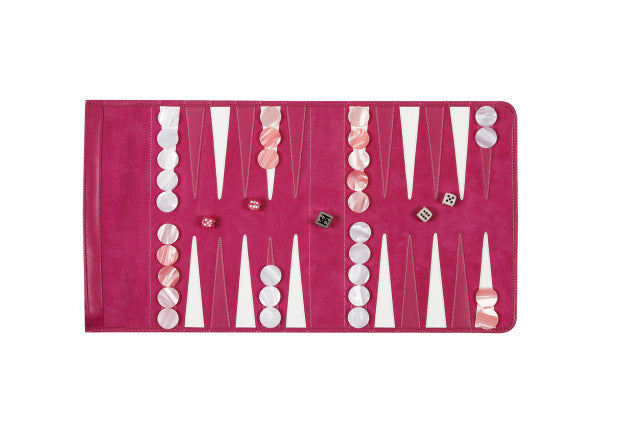 Ensemble jeu d'échecs / Backgammon de voyage en bois exotique - Magnét Ensemble jeu d'échecs / Backgammon de voyage en bois exotique - Magnét