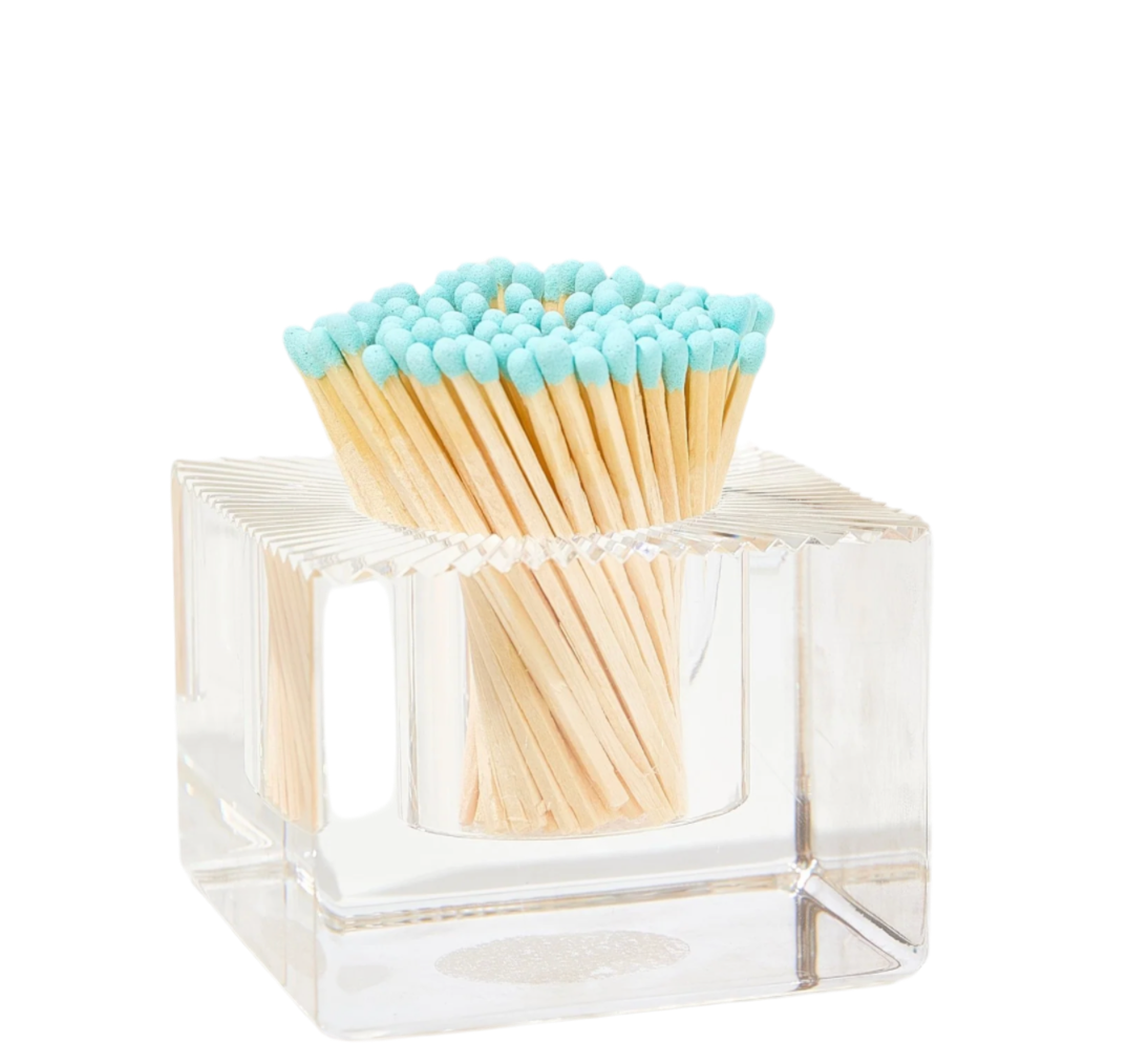 Square Match Striker | Light Blue Matches – The Happy Kangaroo