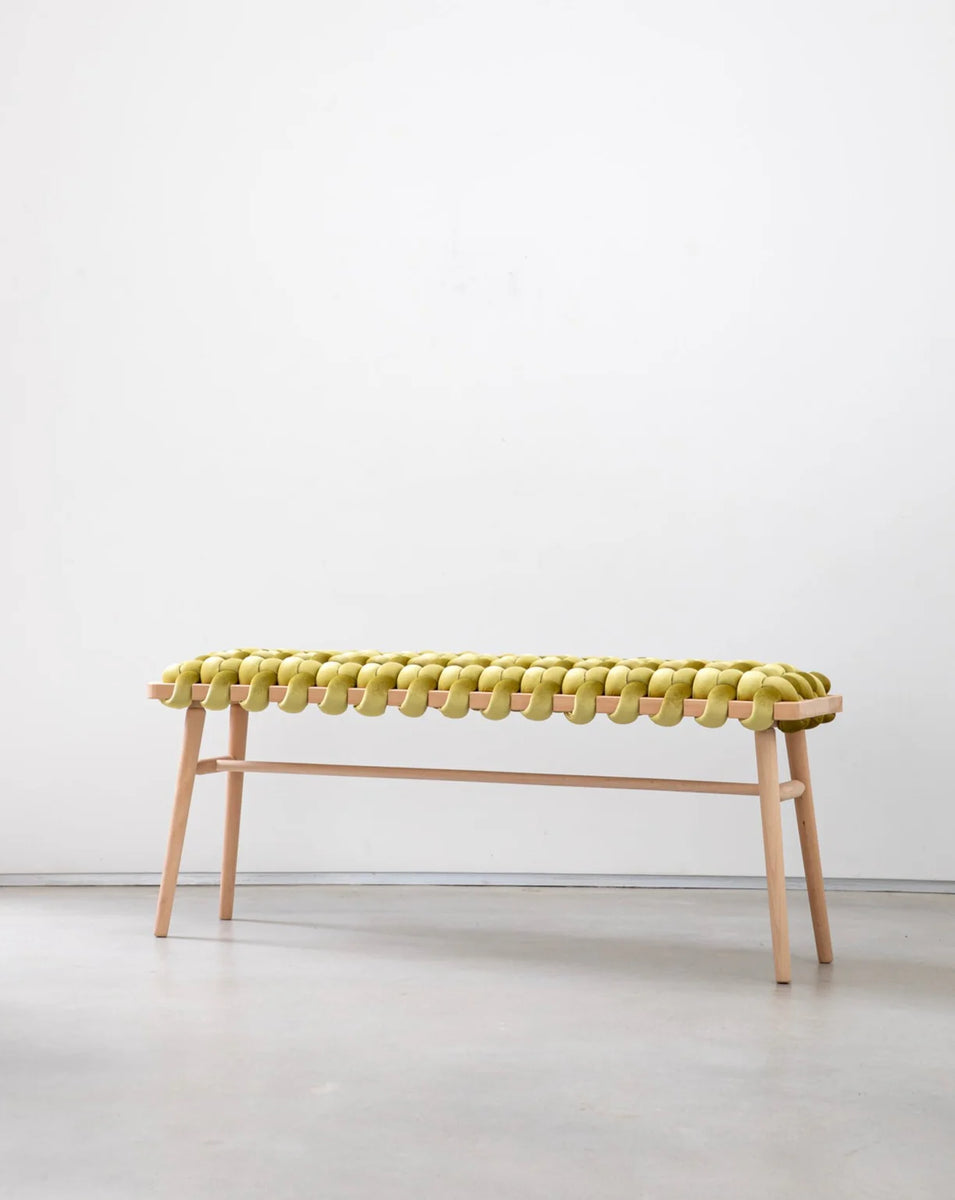 Knots Studio Knotted Velvet Bench 37 x 12.5 – The Happy Kangaroo