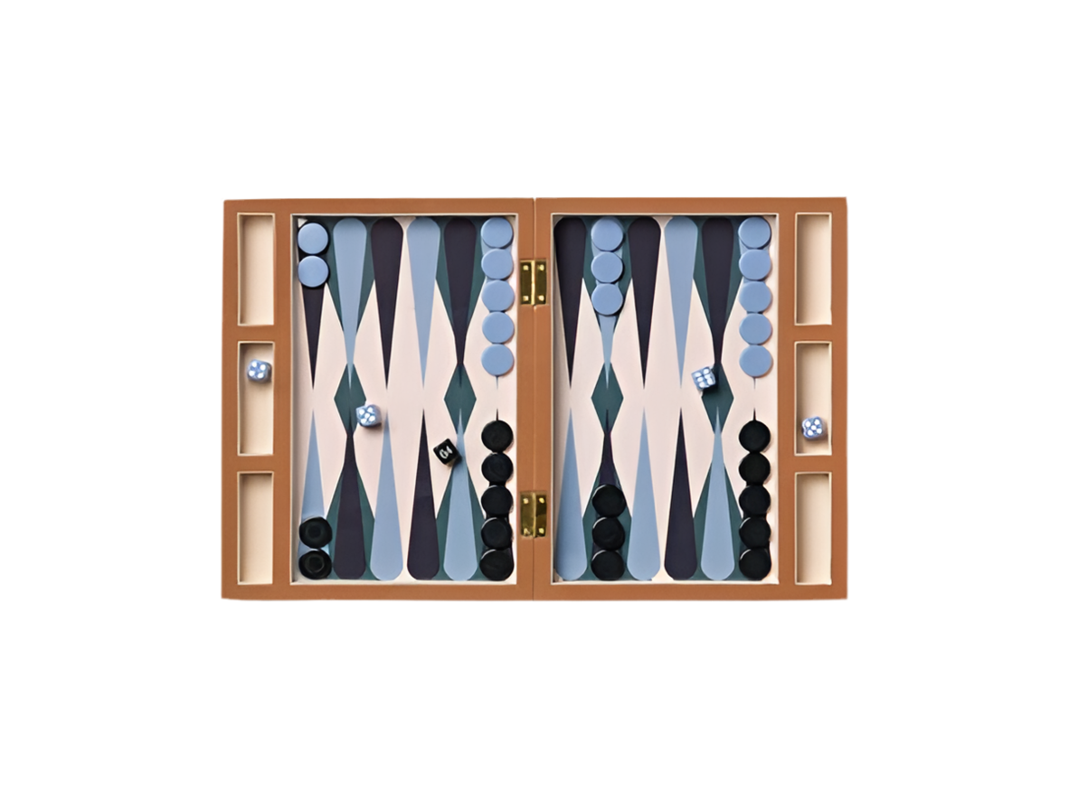 Lacquered BACKGAMMON Set