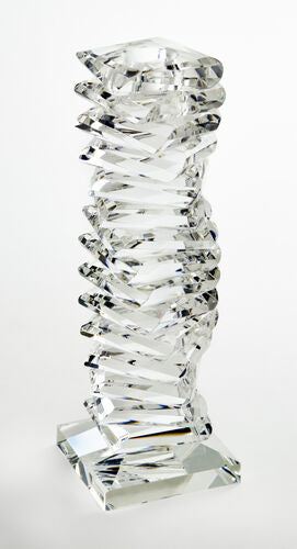 Crystal “Twisted” Candlestick, Small