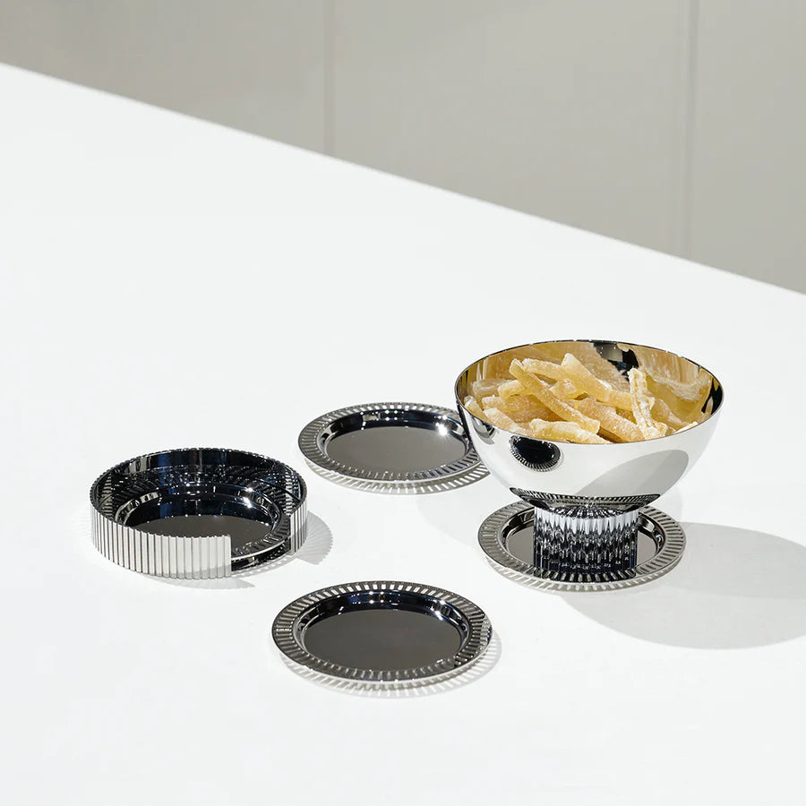 Striations Nut Bowl, Silver – The Happy Kangaroo