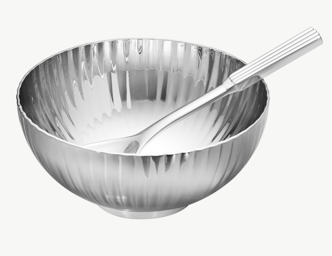 Georg Jensen Bernadotte Salt Cellar & Spoon