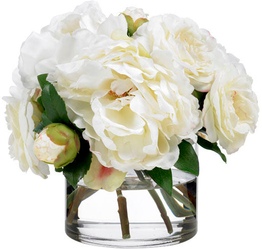 Diane James Camellia & Peony Bouquet - Cream
